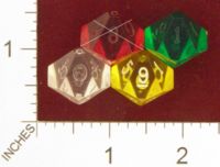 Dice : D10 CLEAR SHARP SOLID ARMORY 01