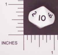 Dice : D10 OPAQUE ROUNDED SOLID FAMILY LEARNING 04