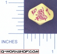 Dice : D10 OPAQUE ROUNDED SOLID Q WORKSHOP APOCALIPS 02