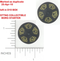 Dice : D10 OPAQUE ROUNDED SOLID UNKNOWN SET 1 BKTRADE 01