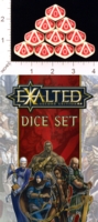 Dice : D10 OPAQUE ROUNDED SOLID WW EXALTED SECOND EDITION 01