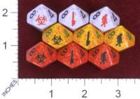 Dice : D10 OPAQUE ROUNDED SPECKLED KING ZOMBIE 01