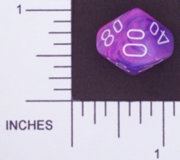 Dice : D10 OPAQUE ROUNDED SWIRL CHESSEX WILD 02