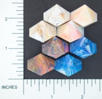 Dice : D10 OPAQUE SHARP SWIRL CHESSEX MENAGERIE 01
