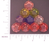 Dice : D12 CLEAR SHARP SWIRL GAMESCIENCE 01