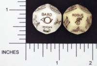 Dice : D12 OPAQUE ROUNDED SOLID CHESSEX 04