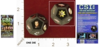 Dice : D12 OPAQUE ROUNDED SOLID SPECIALTY BOARD%20GAMES CSI CRIME SCENE INVESTIGATION BOAR GAME BOOSTER 01