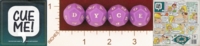 Dice : D12 OPAQUE ROUNDED SOLID THE GAME GANG LTD CUE ME 01