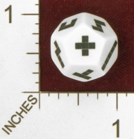 Dice : D12 OPAQUE ROUNDED SOLID ERIC HARSHBARGER PENTOMINOES DIE 01