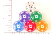 Dice : D12 TRANSLUCENT ROUNDED CHESSEX BOREALIS 1