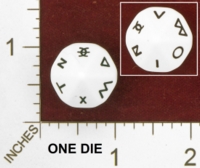 Dice : D12 UNKNOWN CRYSTAL CASTE RANDOM HEXAGONAL DIPYRAMID 01