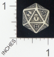 Dice : D20 OPAQUE ROUNDED SOLID CHESSEX CUSTOM FOR JOHN PETTIT OLD WEST 01