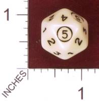 Dice : D20 OPAQUE ROUNDED SOLID D5 01