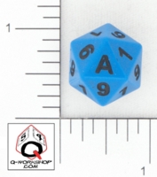 Dice : D20 OPAQUE ROUNDED SOLID Q WORKSHOP UNKNOWN 02