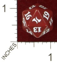 Dice : D20 OPAQUE ROUNDED SOLID WIZARDS OF THE COAST MTG FATE REFORGED 01
