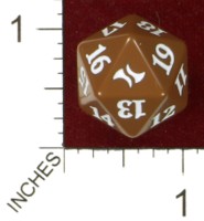 Dice : D20 OPAQUE ROUNDED SOLID WIZARDS OF THE COAST MTG FATE REFORGED 02
