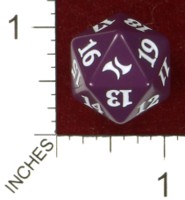 Dice : D20 OPAQUE ROUNDED SOLID WIZARDS OF THE COAST MTG FATE REFORGED 04