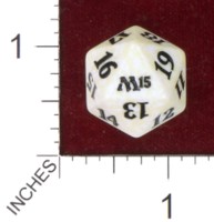 Dice : D20 OPAQUE ROUNDED SOLID WIZARDS OF THE COAST MTG M15 02