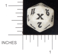 Dice : D20 OPAQUE ROUNDED SPECKLED MTG LIFE COUNTERS 10TH EDITION 02