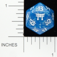 Dice : D20 OPAQUE ROUNDED SPECKLED MTG LIFE COUNTERS CHAMPIONS 05