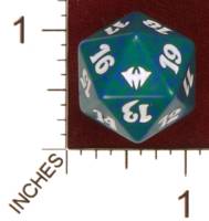 Dice : D20 OPAQUE ROUNDED SPECKLED MTG LIFE COUNTERS DARK ASCENSION 05