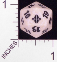 Dice : D20 OPAQUE ROUNDED SPECKLED MTG LIFE COUNTERS ELDRAZI 02
