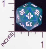 Dice : D20 OPAQUE ROUNDED SPECKLED MTG LIFE COUNTERS ELDRAZI 05