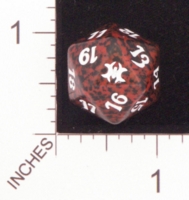 Dice : D20 OPAQUE ROUNDED SPECKLED MTG LIFE COUNTERS FROM THE VAULT DRAGONS 01