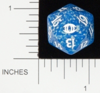 Dice : D20 OPAQUE ROUNDED SPECKLED MTG LIFE COUNTERS FUTURE SIGHT 02