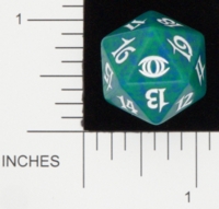 Dice : D20 OPAQUE ROUNDED SPECKLED MTG LIFE COUNTERS FUTURE SIGHT 05