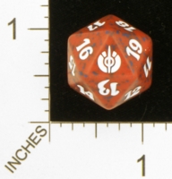 Dice : D20 OPAQUE ROUNDED SPECKLED MTG LIFE COUNTERS MIRRODIN BESIEGED 01