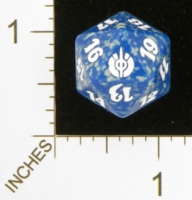 Dice : D20 OPAQUE ROUNDED SPECKLED MTG LIFE COUNTERS MIRRODIN BESIEGED 03