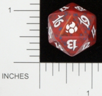 Dice : D20 OPAQUE ROUNDED SPECKLED MTG LIFE COUNTERS MORNINGTIDE 01