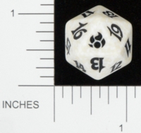 Dice : D20 OPAQUE ROUNDED SPECKLED MTG LIFE COUNTERS MORNINGTIDE 02