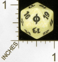 Dice : D20 OPAQUE ROUNDED SPECKLED MTG LIFE COUNTERS NEW PHYREXIA 02