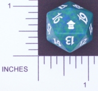 Dice : D20 OPAQUE ROUNDED SPECKLED MTG LIFE COUNTERS SAVIORS 02