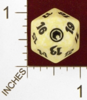 Dice : D20 OPAQUE ROUNDED SPECKLED MTG LIFE COUNTERS SCARS OF MIRRODIN 02