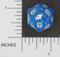 Dice : D20 OPAQUE ROUNDED SPECKLED MTG LIFE COUNTERS SCOURGE 03