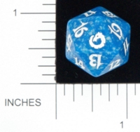 Dice : D20 OPAQUE ROUNDED SPECKLED MTG LIFE COUNTERS TORMENT 02