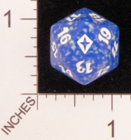 Dice : D20 OPAQUE ROUNDED SPECKLED MTG LIFE COUNTERS WORLDWAKE 03