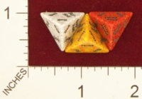 Dice : D4 OPAQUE ROUNDED SPECKLED CHESSEX FOR MINION GAMES BUY SELL HOLD 01