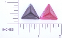 Dice : D4 OPAQUE ROUNDED SWIRL CRYSTAL CASTE UNKNOWN 01