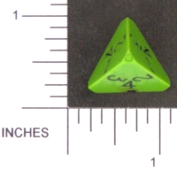 Dice : D4 OPAQUE SHARP SOLID 4