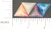 Dice : D4 OPAQUE SHARP SWIRL CHESSEX MENAGERIE 01