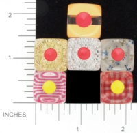 Dice : D6 BOTH ROUNDED ORIENTAL 01