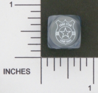 Dice : D6 2 OPAQUE ROUNDED IRIDESCENT CHESSEX SHADOWRUN LONE STAR 01