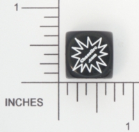 Dice : D6 2 OPAQUE ROUNDED SOLID CHESSEX CHAOSORC DOT COM 01