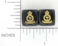 Dice : D6 OPAQUE ROUNDED SOLID CHESSEX CUSTOM 06 FOR KINGDOM DICE 2 14TH LIGHT HORSE 01