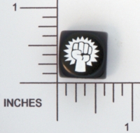 Dice : D6 2 OPAQUE ROUNDED SOLID CHESSEX GAMING GROUP PROMO 01