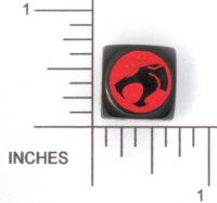 Dice : D6 2 OPAQUE ROUNDED SOLID CHESSEX THUNDERCATS 01